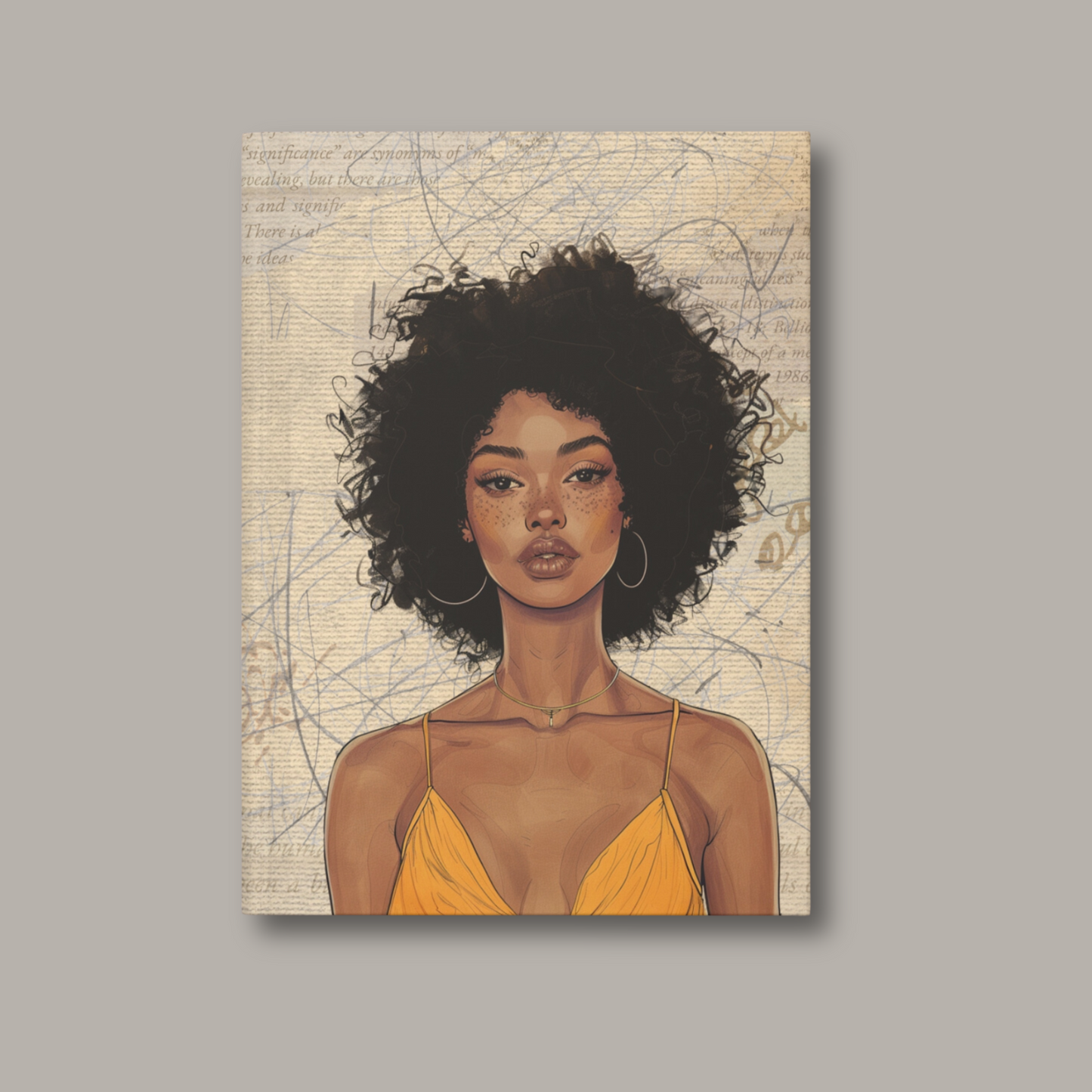 Golden Glow | Hardcover Blank Lined Journal Matte