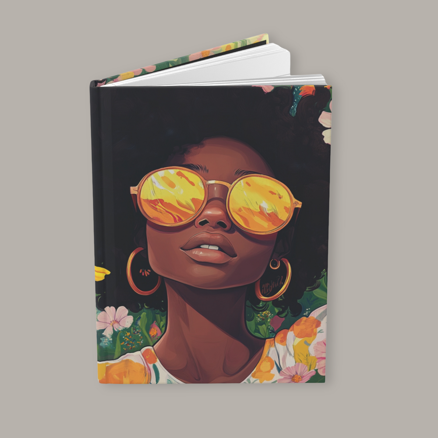 Radiant Reflections | Hardcover Blank Lined Journal Matte