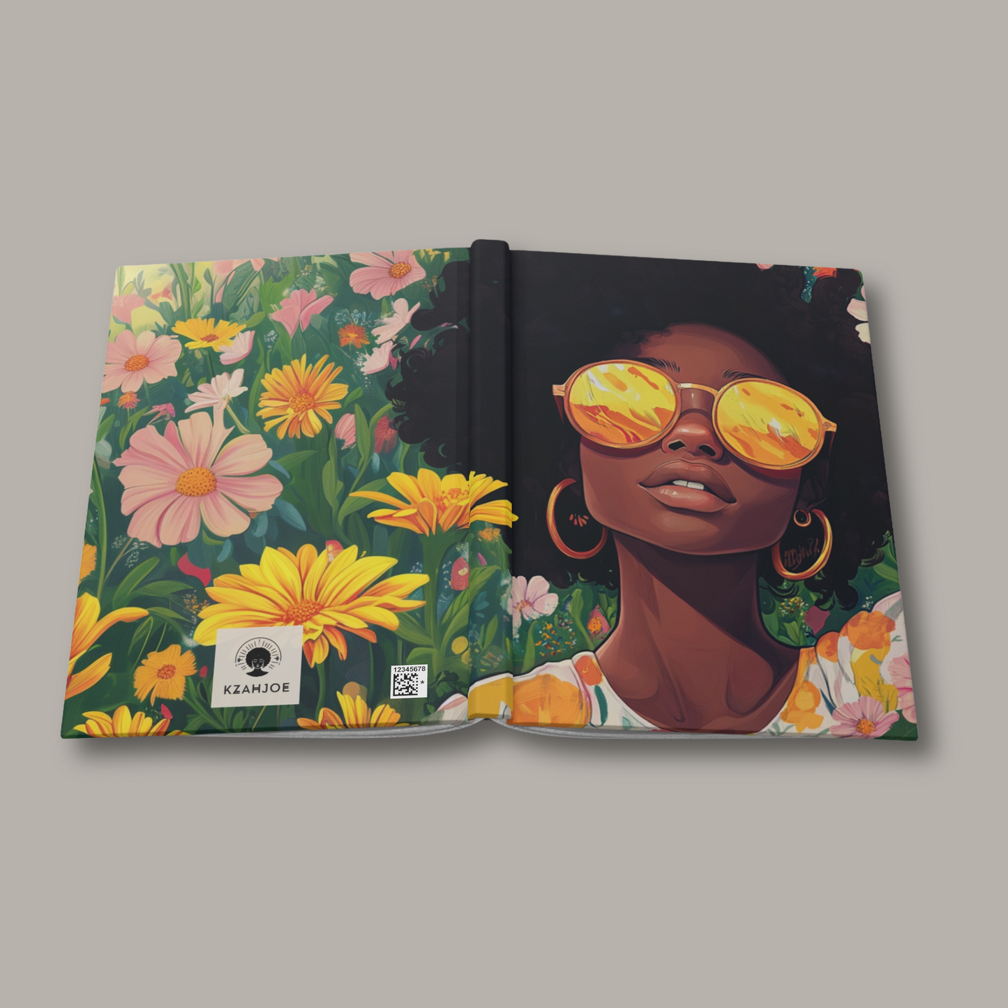 Radiant Reflections | Hardcover Blank Lined Journal Matte