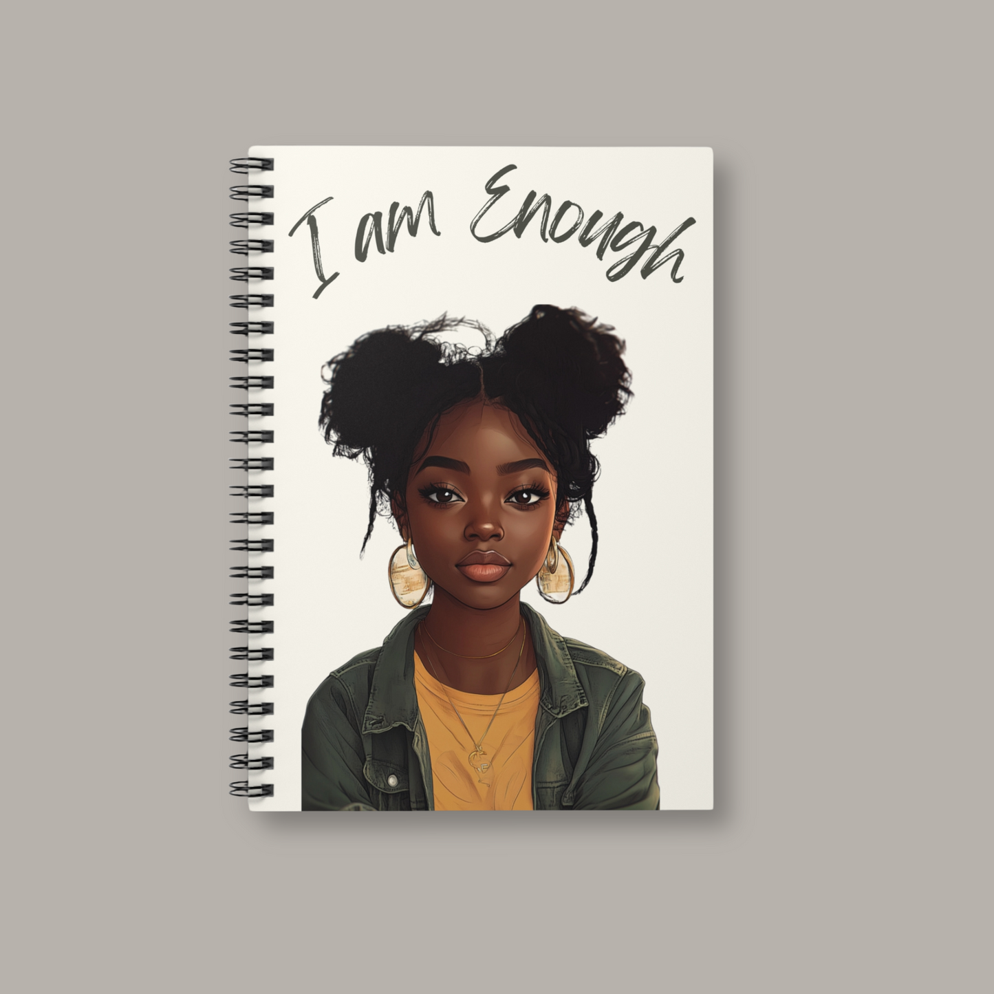 Zoe | I Am Enough Spiral Notebook