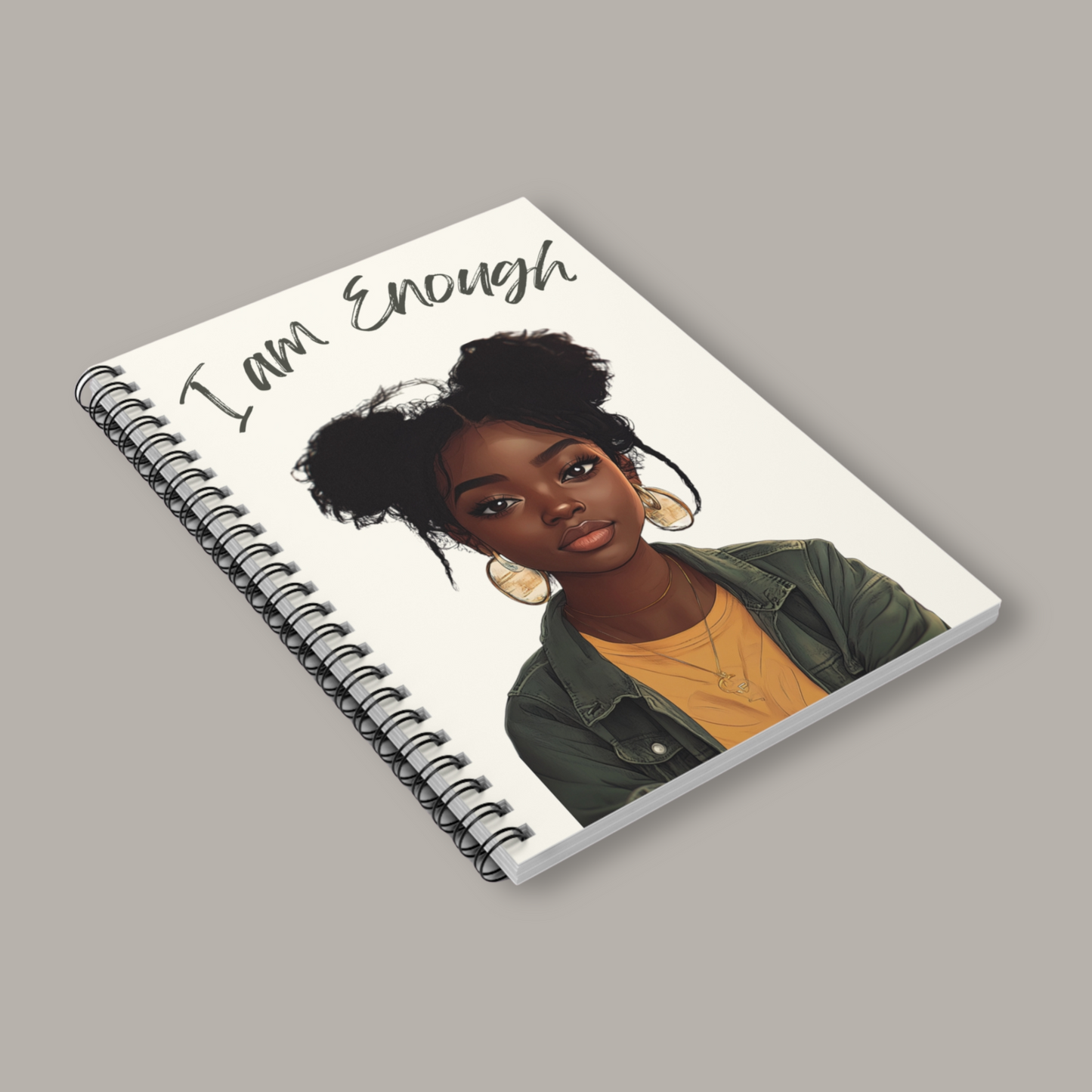 Zoe | I Am Enough Spiral Notebook