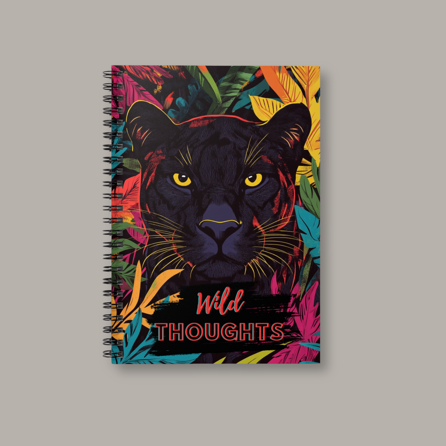 Panther | Wild Thoughts Spiral Notebook