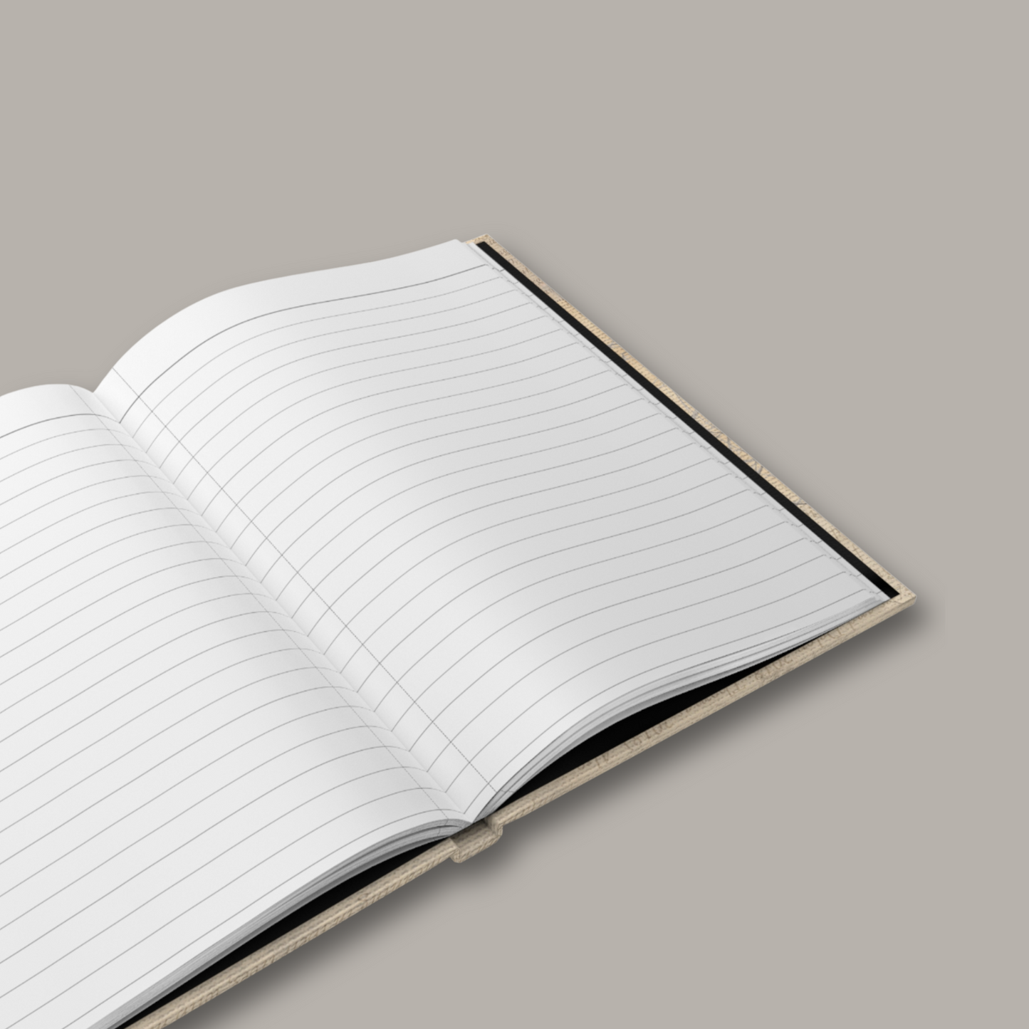 Golden Glow | Hardcover Blank Lined Journal Matte