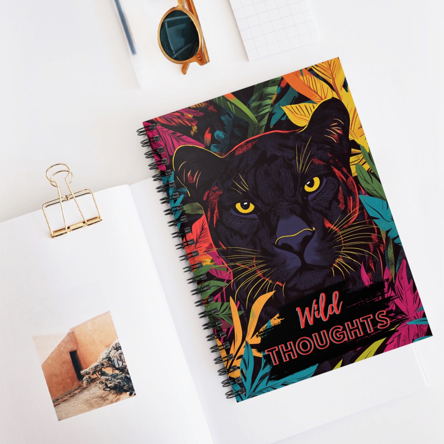 Panther | Wild Thoughts Spiral Notebook