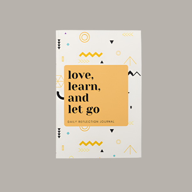 Small Geometric | Love, Learn, Let Go: Daily Reflection Journal