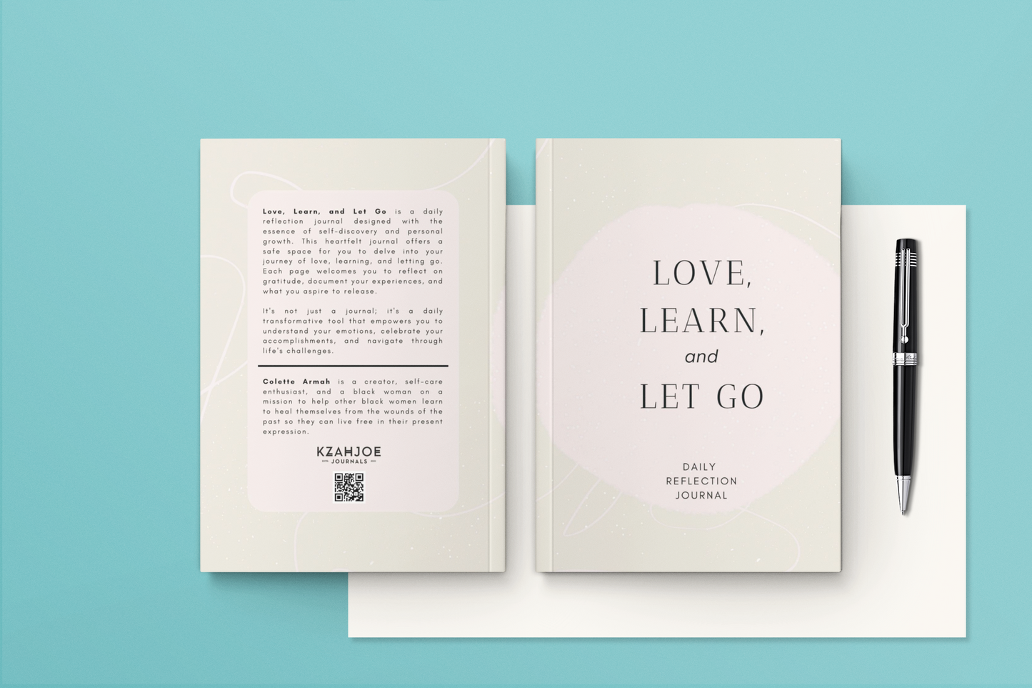 "Simple Circle" Love, Learn, Let Go: Daily Reflection Journal for Self-Discovery and Personal Growth