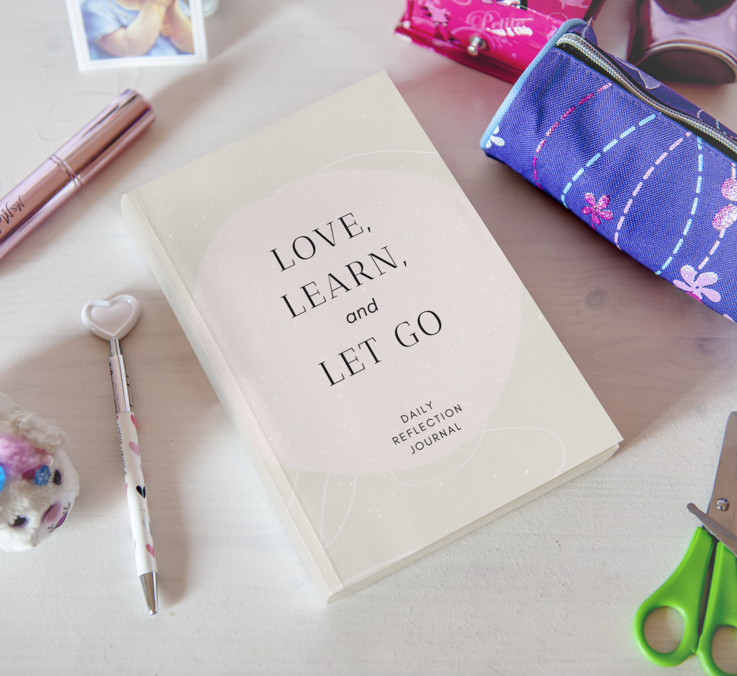 Simple Circle | Love, Learn, Let Go: Daily Reflection Journal for Self-Discovery and Personal Growth
