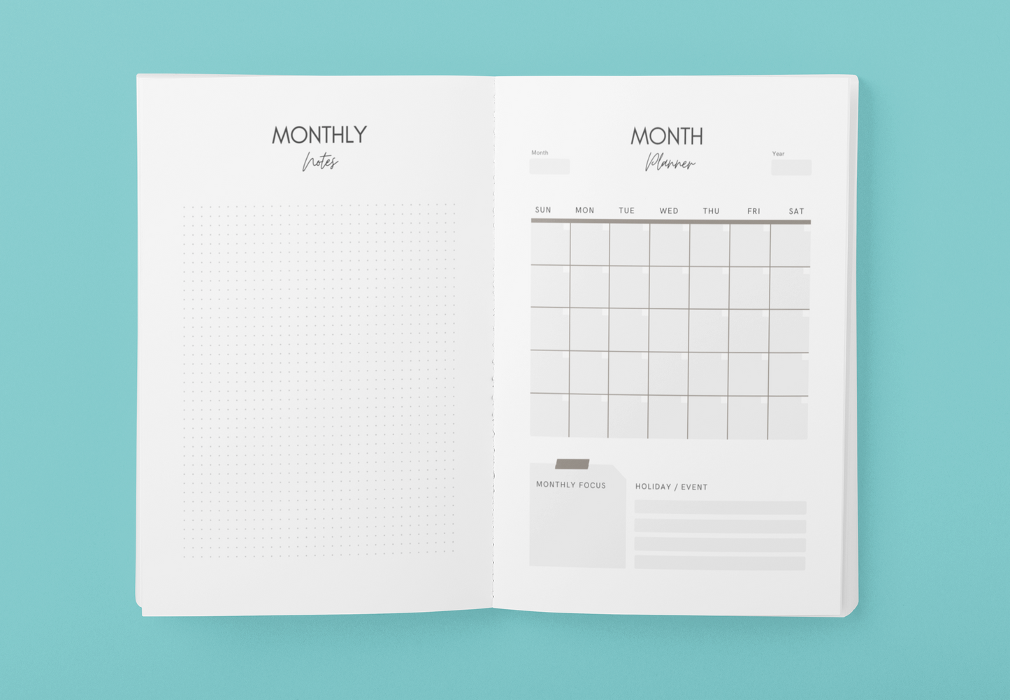 Line Art Figure | Plan Your Best Life: Daily Planner, Journal, and SMART Goal Tracker