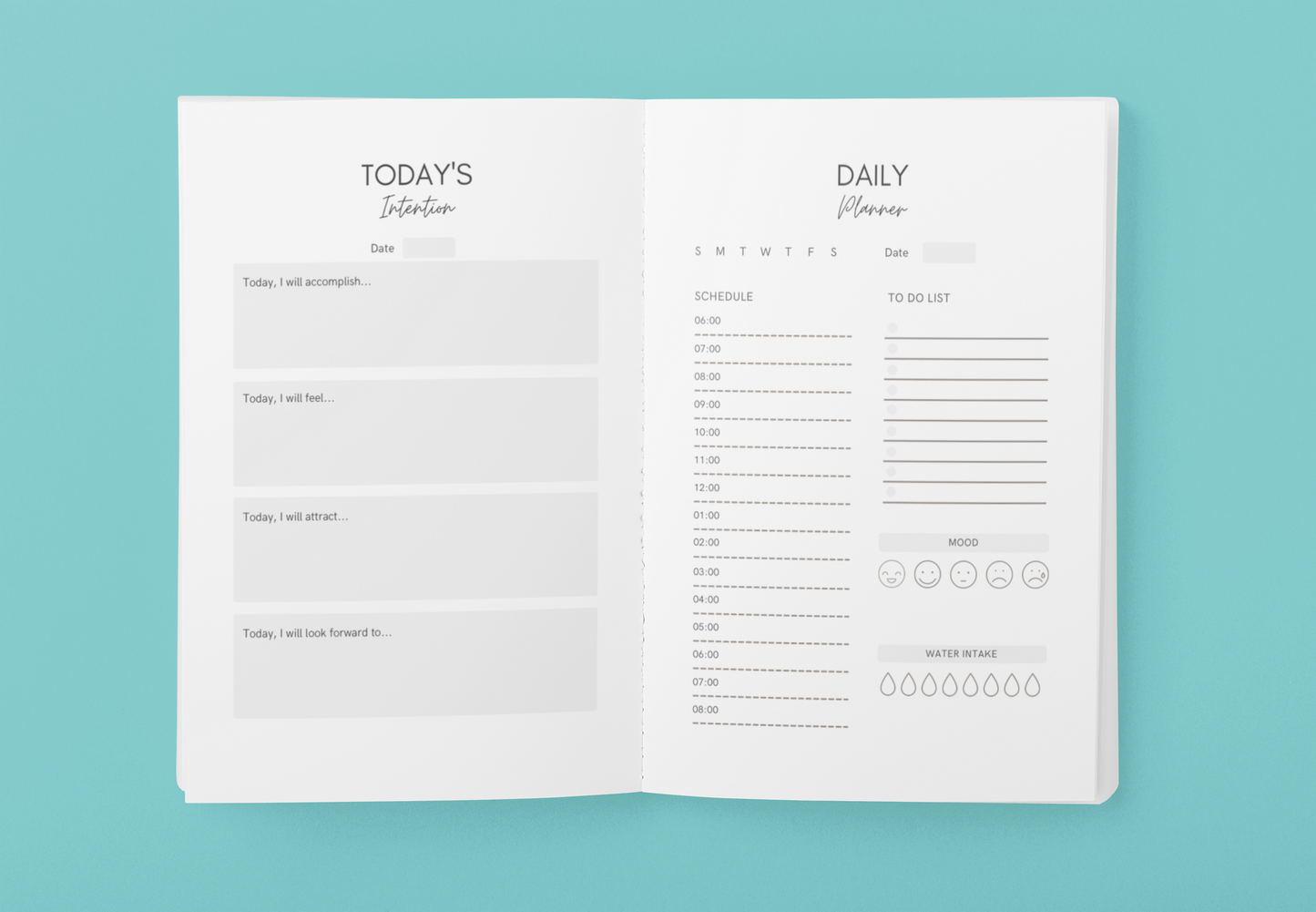 Line Art Figure | Plan Your Best Life: Daily Planner, Journal, and SMART Goal Tracker