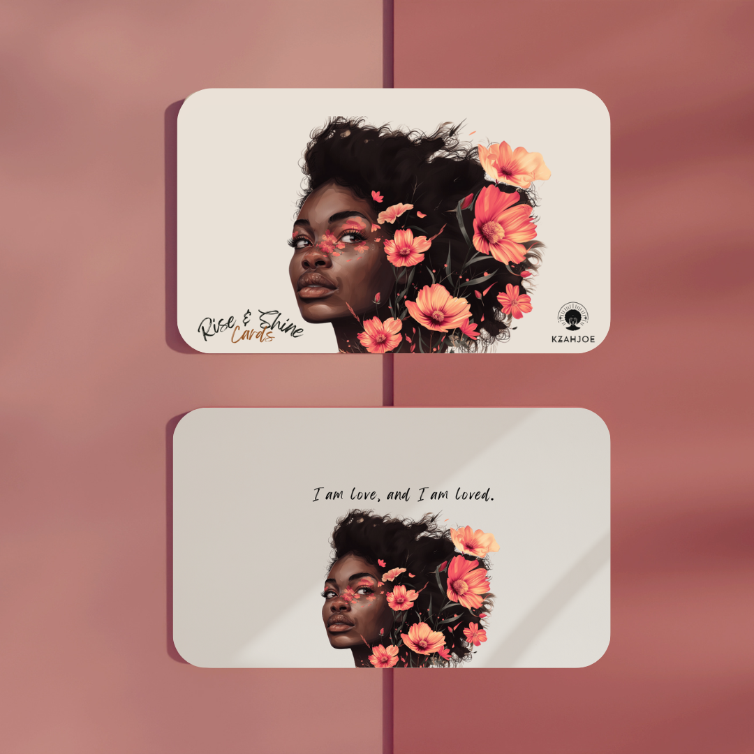 Rise & Shine: Empowerment Cards | 25 Positive Affirmations for Black Women