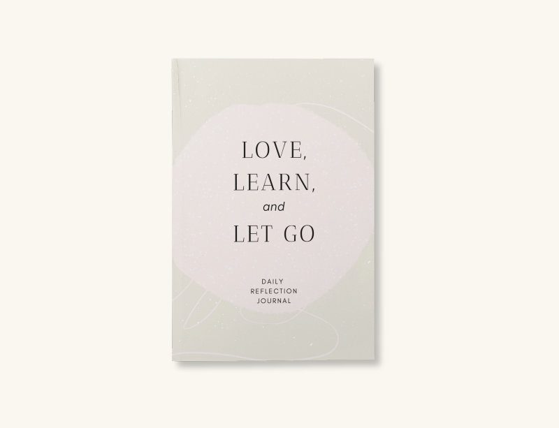 "Simple Circle" Love, Learn, Let Go: Daily Reflection Journal for Self-Discovery and Personal Growth