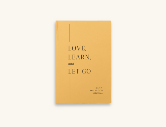 Yellow | Love, Learn, Let Go: Daily Reflection Journal for Self-Discovery and Personal Growth