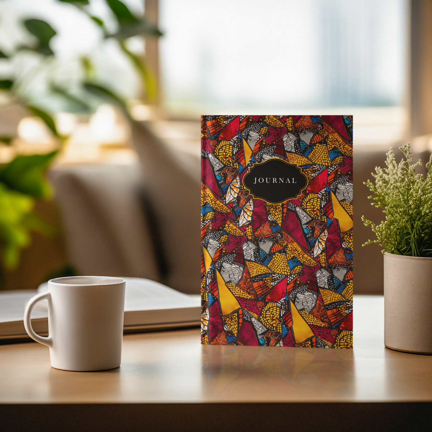 Vibrant Vibes | Hardcover Blank Lined Journal Matte