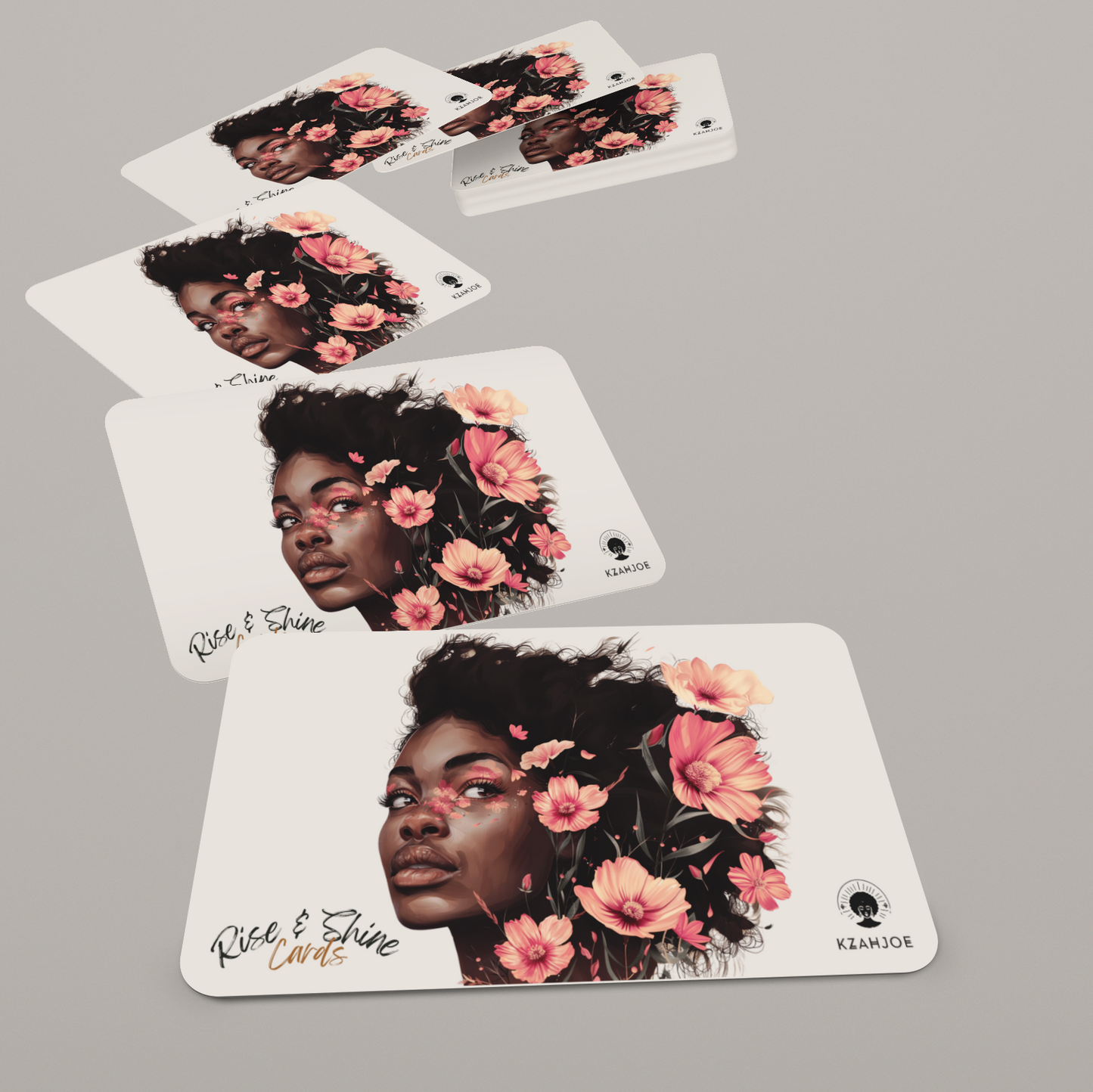 Rise & Shine: Empowerment Cards | 25 Positive Affirmations for Black Women